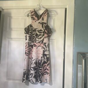 A line express dress with stretch